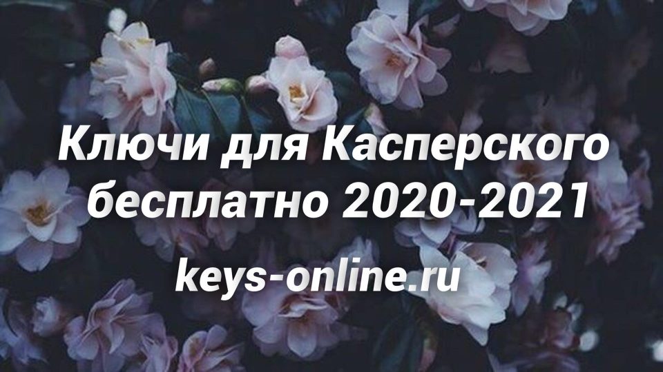 Ключи для касперского бесплатно 2020-2021