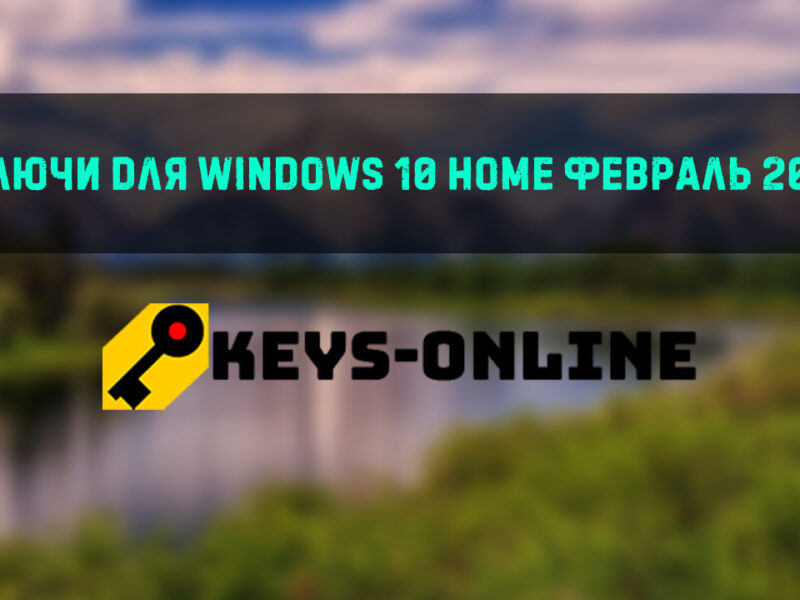 Ключи для WIndows 10 home февраль  2023