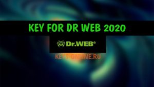 keys for dr web 2020